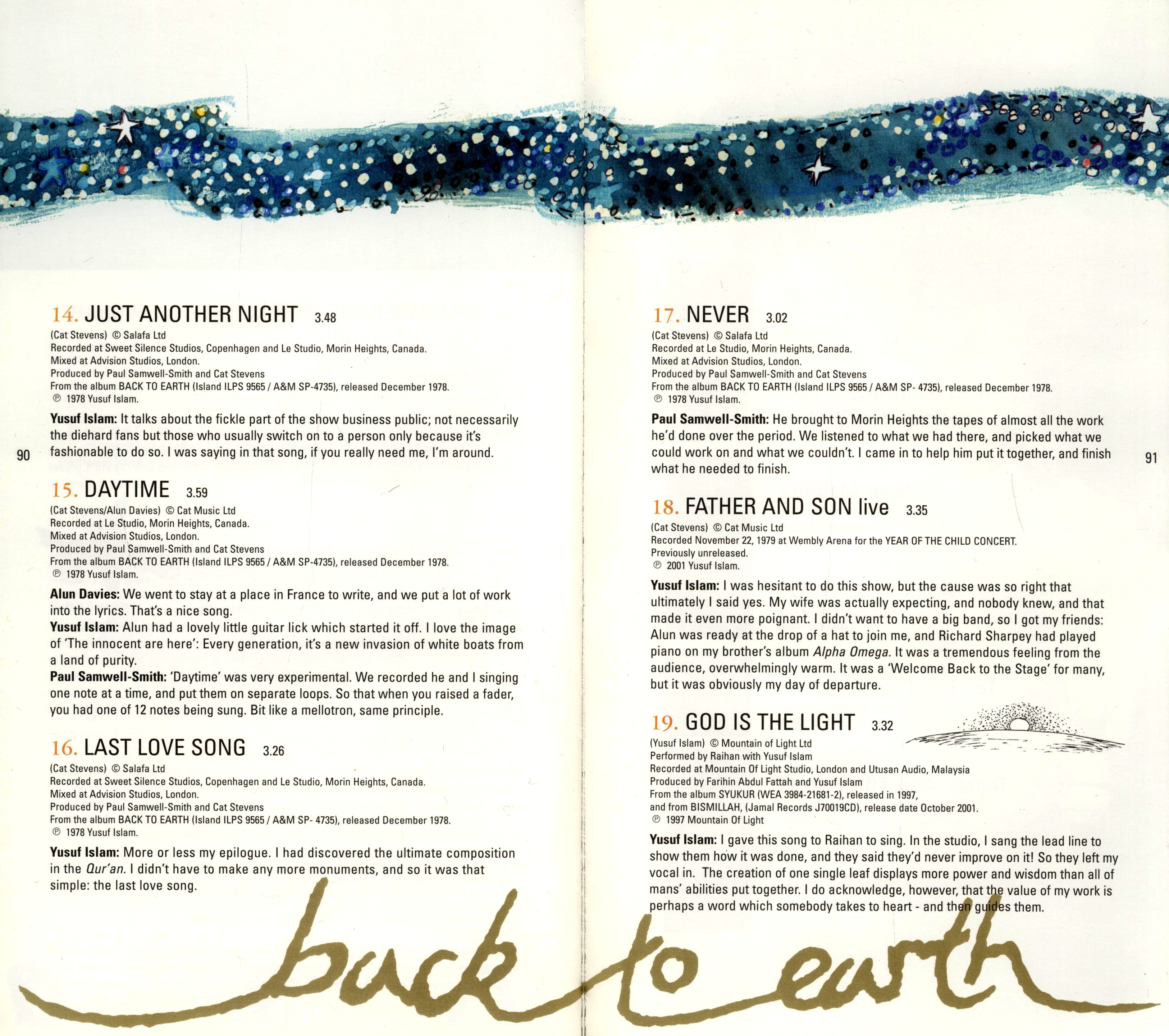 Cat Stevens  The Boxset : Booklet47